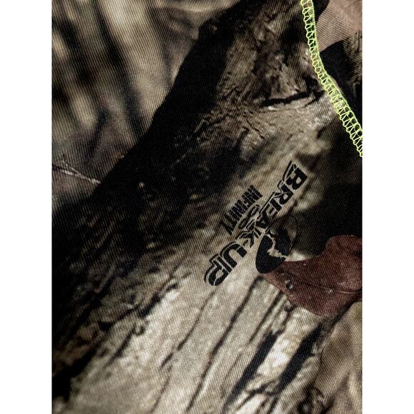 Mossy Oak Break-Up Performance Shirt Men's 2XL Brown Camo Dri-More Tech Hunting - Picture 8 of 11